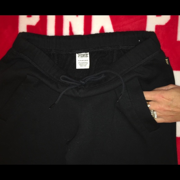 🛑SOLD🛑Victoria Secret Pink Boyfriend Sweatpants - Picture 6 of 8